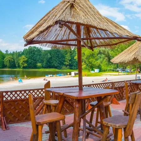 Lato 2026 Nad Jeziorem Zlotnickim Prywatna Plaza Tuz Przy Lesie Oraz Restauracja 3* Zloty Potok (Luban)